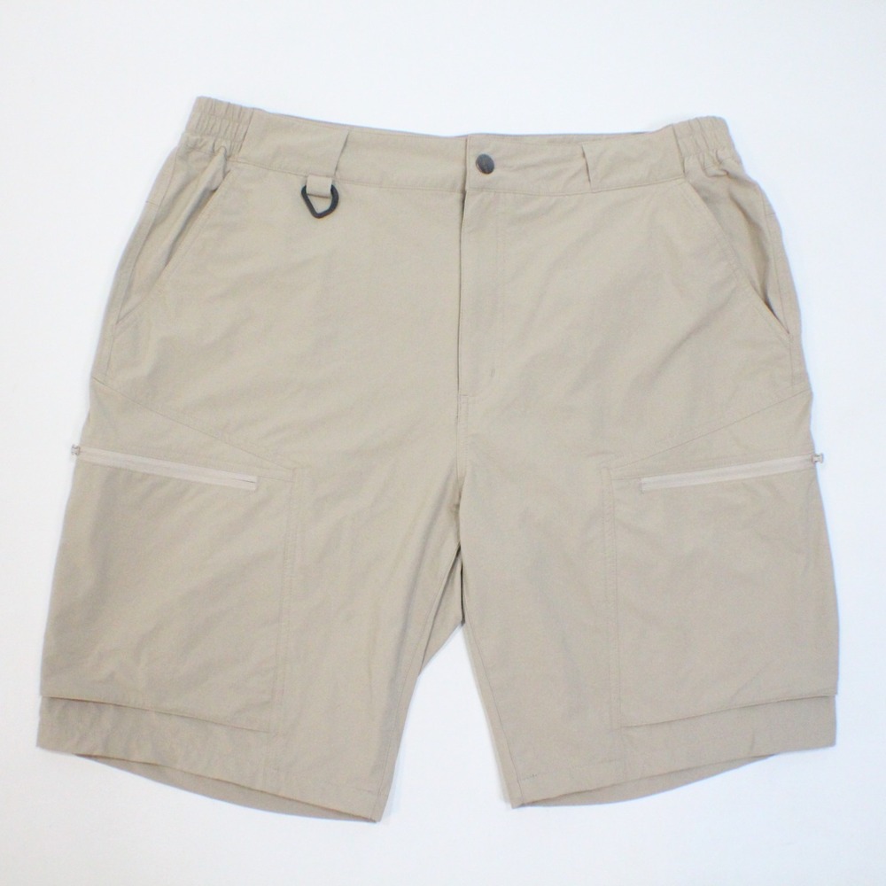 Free Soldier Men's 38 Lightweight Quick-Dry Cargo Hiking‎ Shorts Khaki